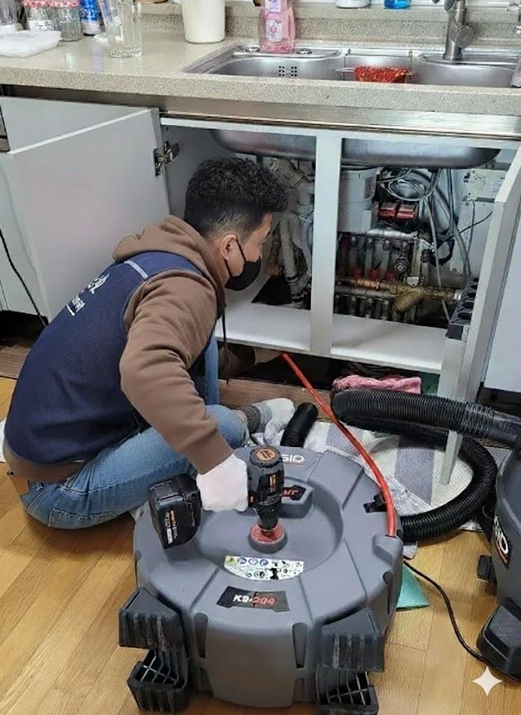 강남구 빌라 싱크대 배관 스케일링 해결