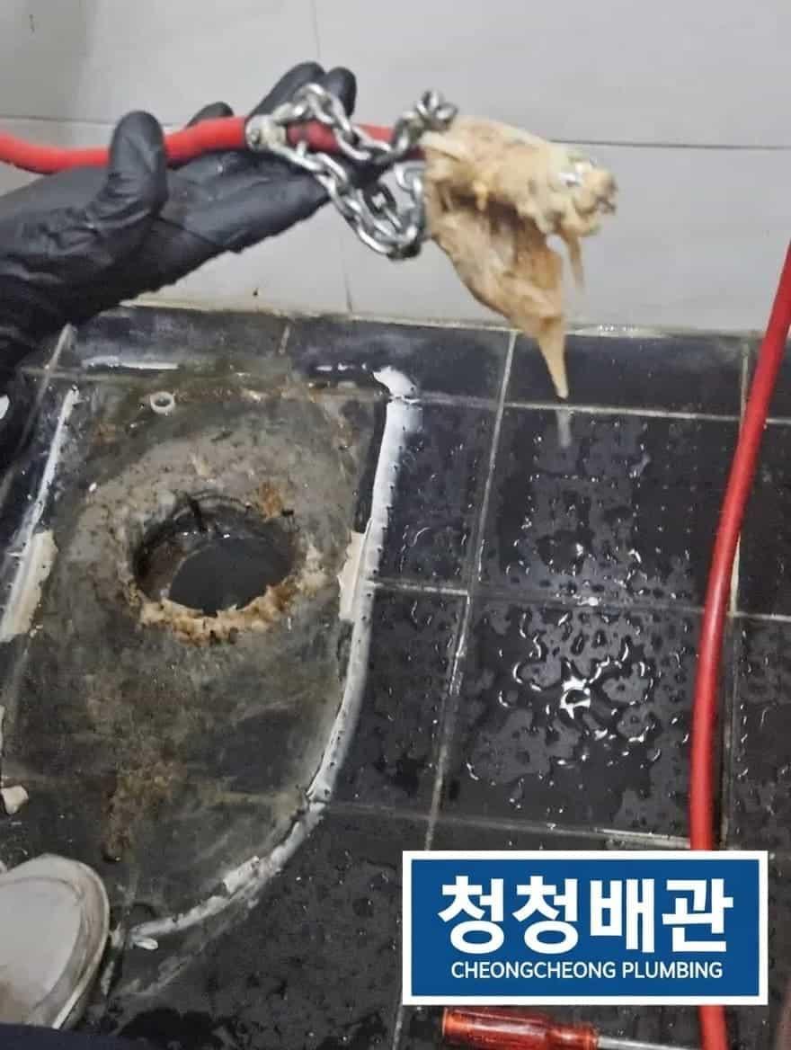 강서구 신축 빌라 오수관 슬러지 해결